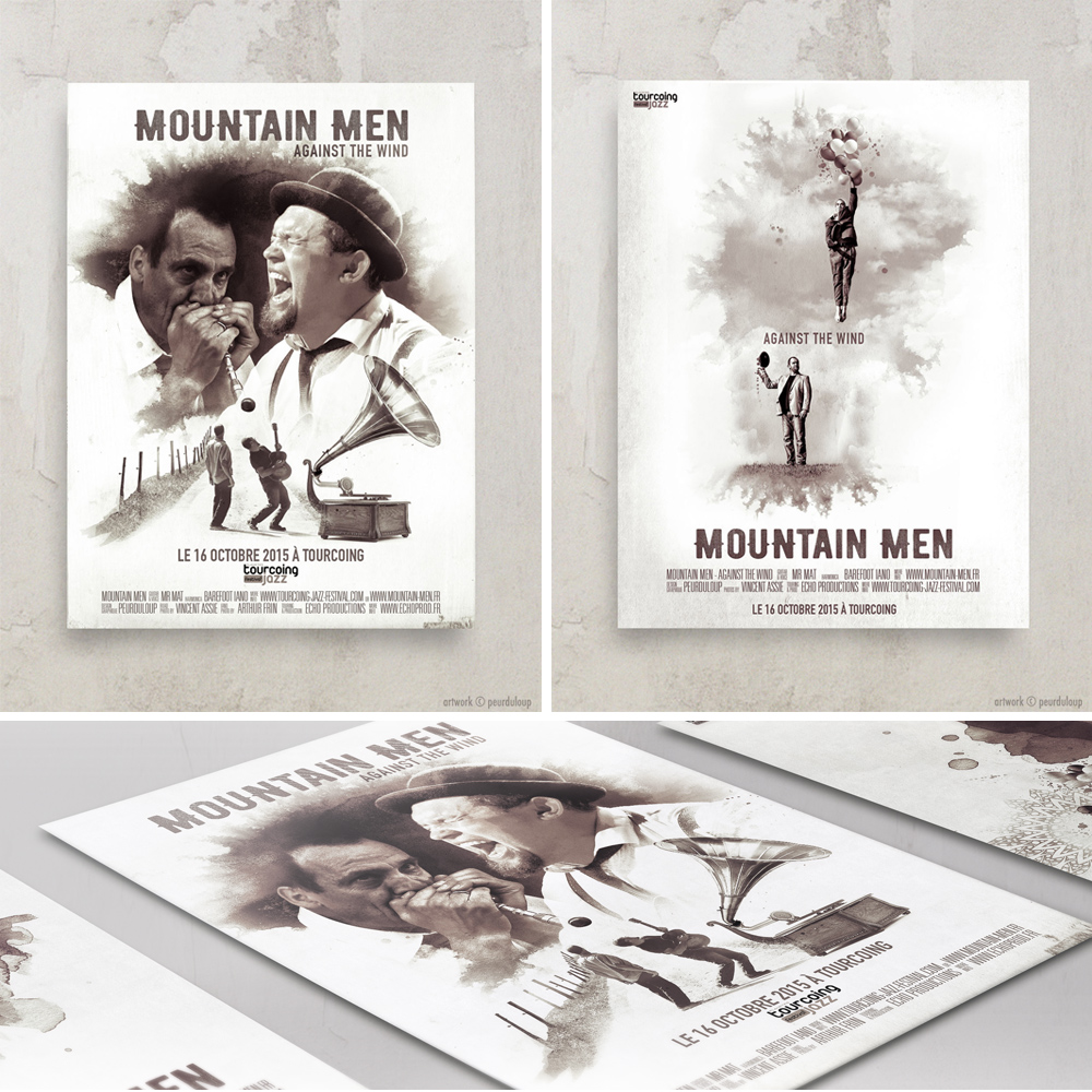 mountain men music poster peurduloup 02