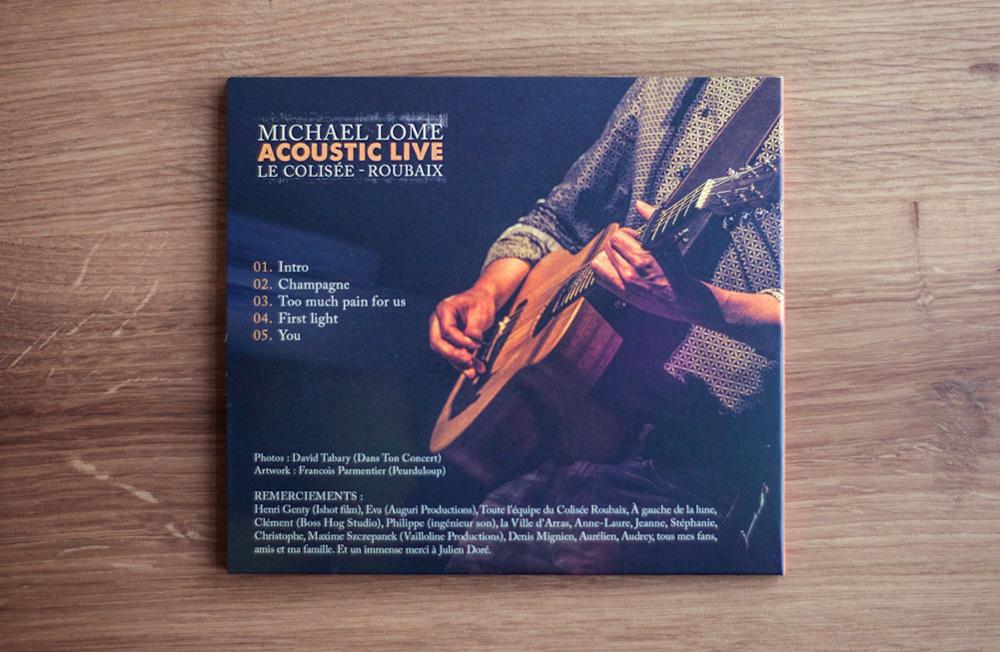 michael lome cd acoustic live colisee